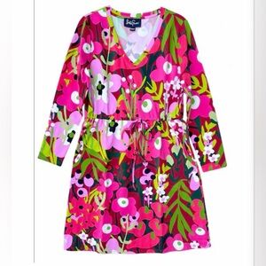 Lesley Evers Melanie Garden Oasis Dress Size Medium NWOT